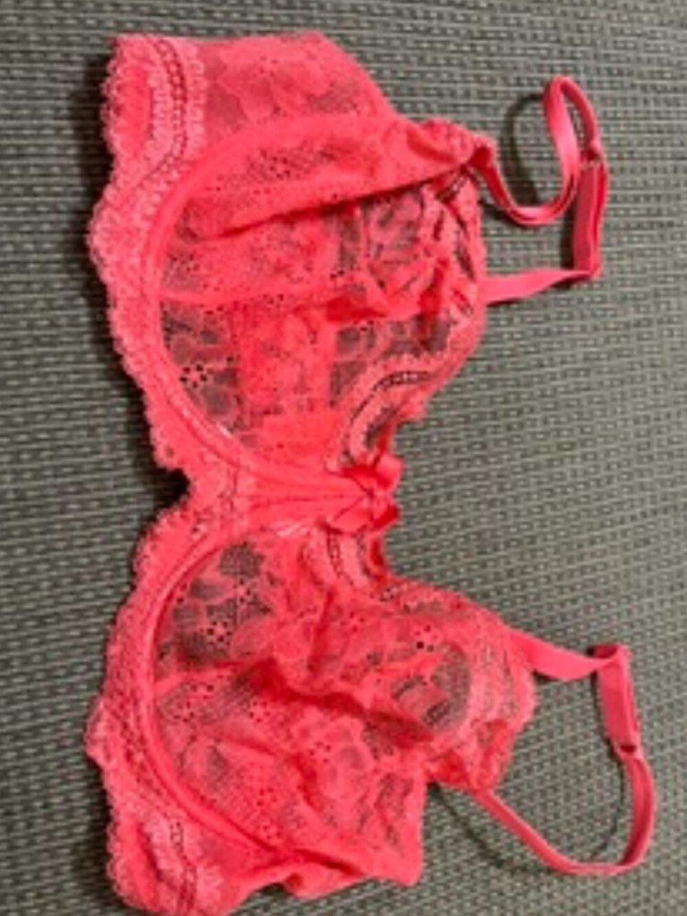 Simone Perele Orange Lace Underwire Bra